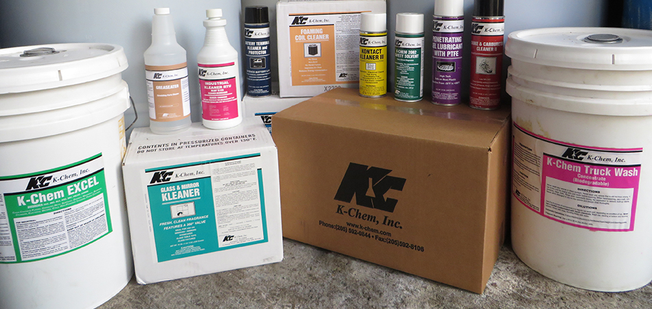 "K-Chem, Inc. has a well-developed line of environmentally preferred, Haps Free, SOLVENTS, in bulk and aerosol."