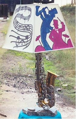 Saxophone Lamp by Reuben Halpern - View 3